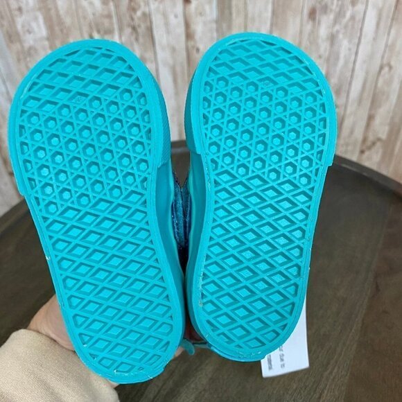 Vans Asher V Mermaid Latigo Blossom Bay Slip On Sneaker Size 4.5 - Picture 6 of 8